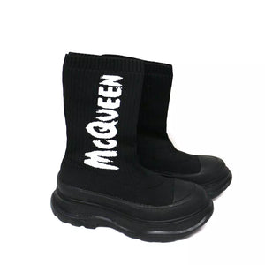 Alexander McQueen Tread sock-style boots UK4.5
