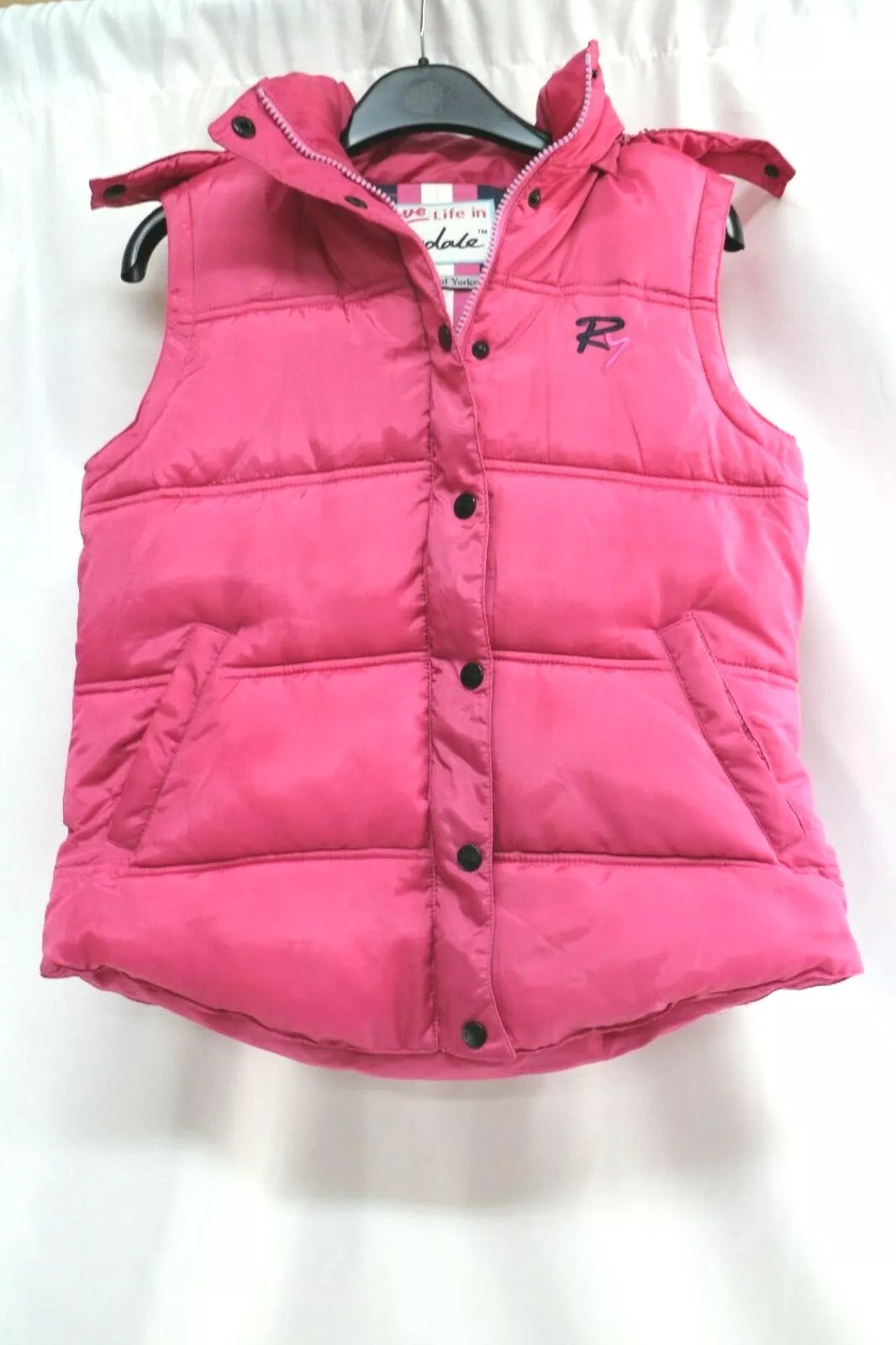 RYDALE WOMENS HAXBY GILET PINK SMALL