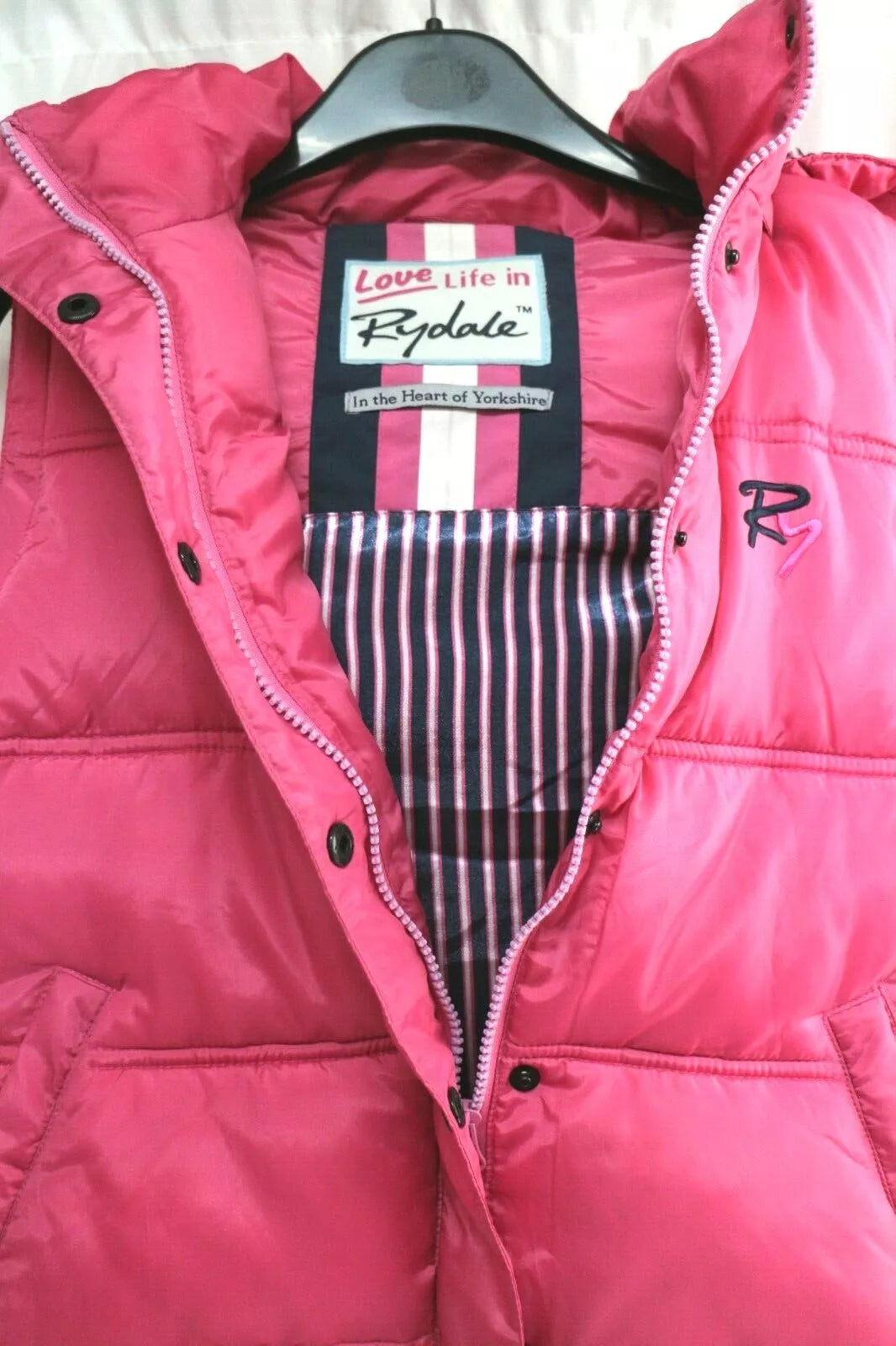 RYDALE WOMENS HAXBY GILET PINK SMALL