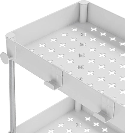 Alex Nash 4-Tier Slim Storage Trolley on Wheels