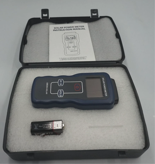 Digital Light Meter, SM206 Portable Digital Solar Power Meter