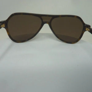 DOLCE & GABBANA HAVANA PILOT SUNGLASSES- DARK BROWN
