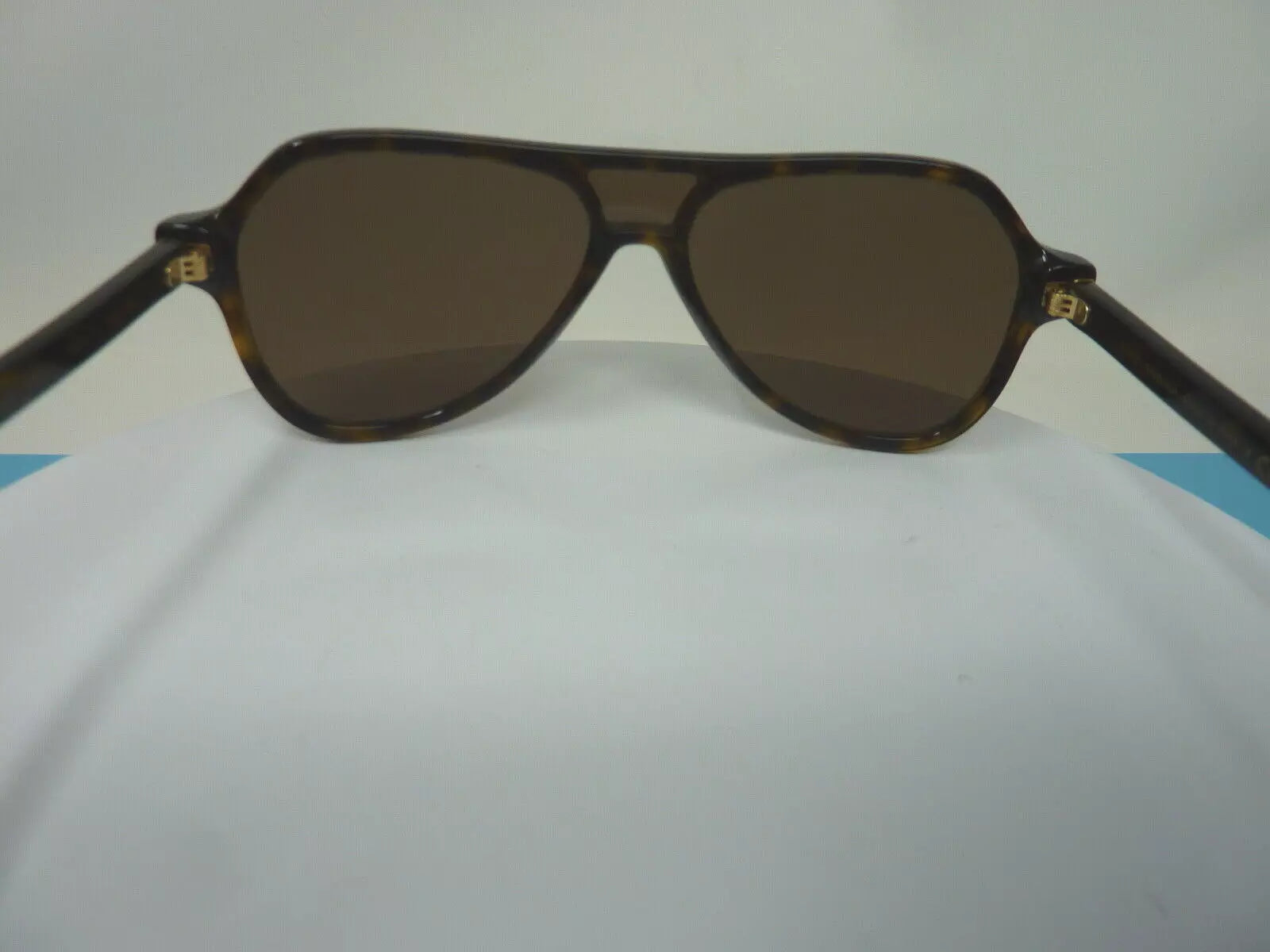 DOLCE & GABBANA HAVANA PILOT SUNGLASSES- DARK BROWN