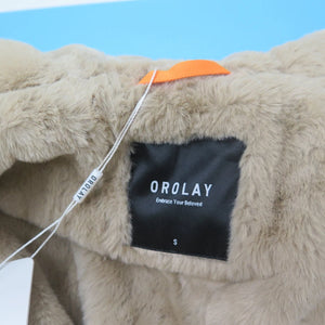 OROLAY DRAWSTRING WAIST FLEECE LINED PARKA-SMALL-BEACON BLUE