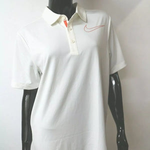 NIKE GOLF SPORT DRI- FIT POLO SHIRT SIZE SMALL ECRU