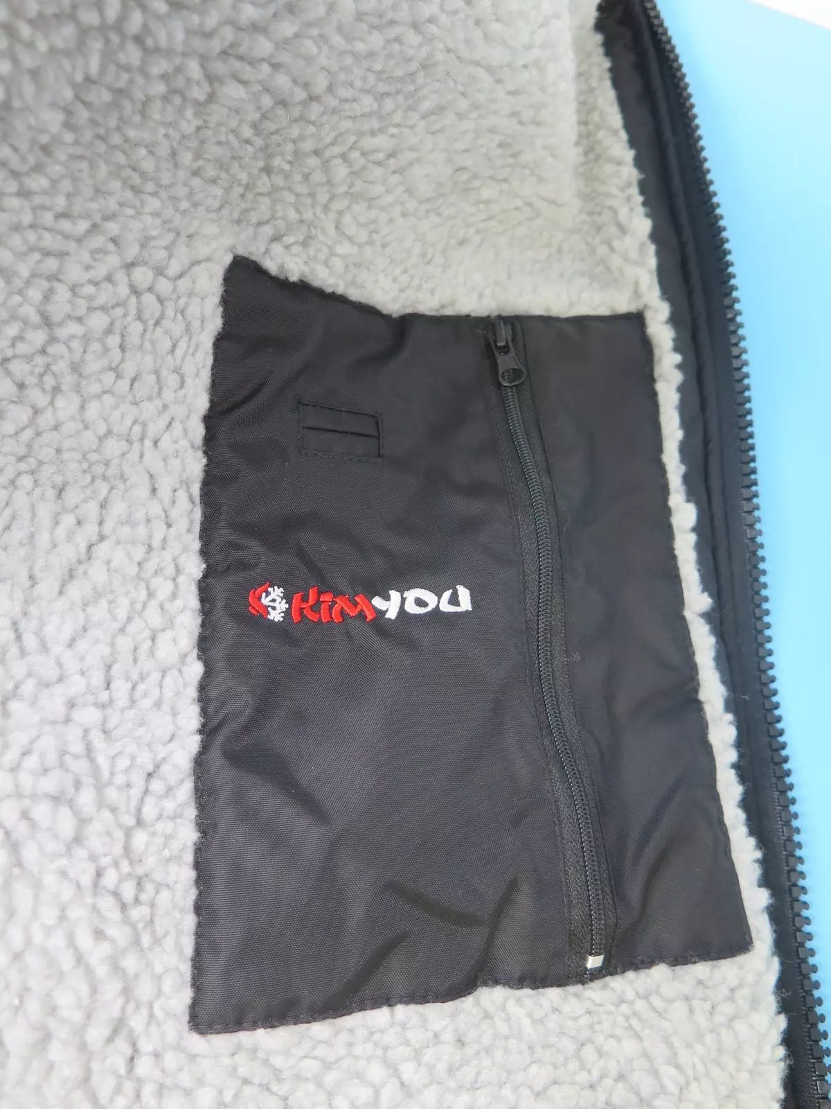 KIMYOU LONG SLEEVE CHANGING ROBE-BLACK/GREY-SMALL