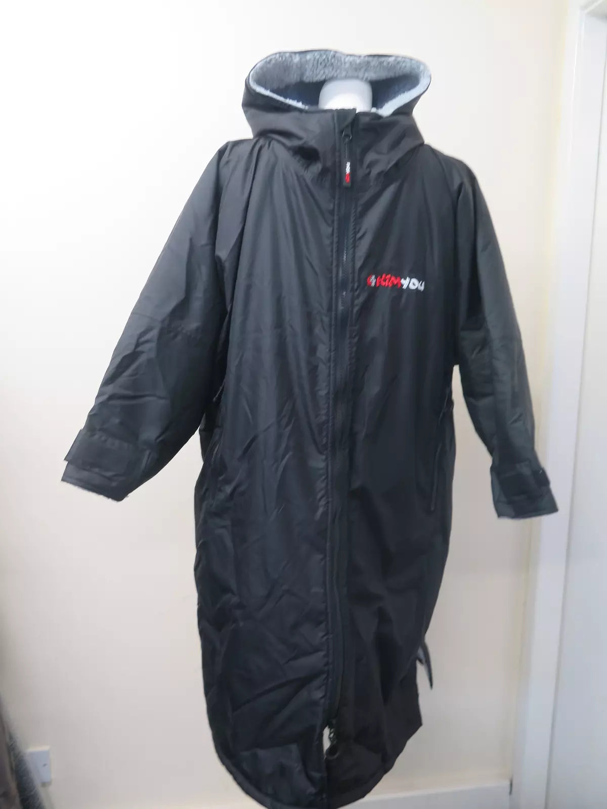 KIMYOU LONG SLEEVE CHANGING ROBE-BLACK/GREY-SMALL