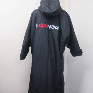 KIMYOU LONG SLEEVE CHANGING ROBE-BLACK/GREY-SMALL