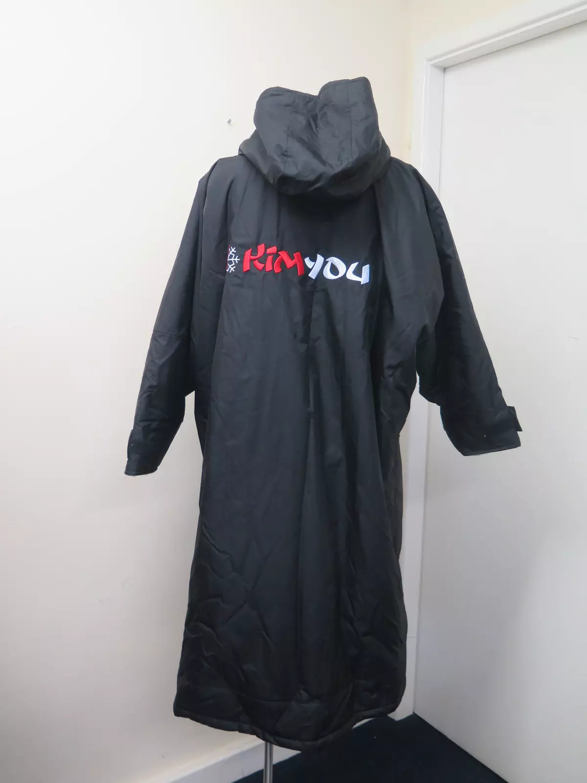 KIMYOU LONG SLEEVE CHANGING ROBE-BLACK/GREY-SMALL