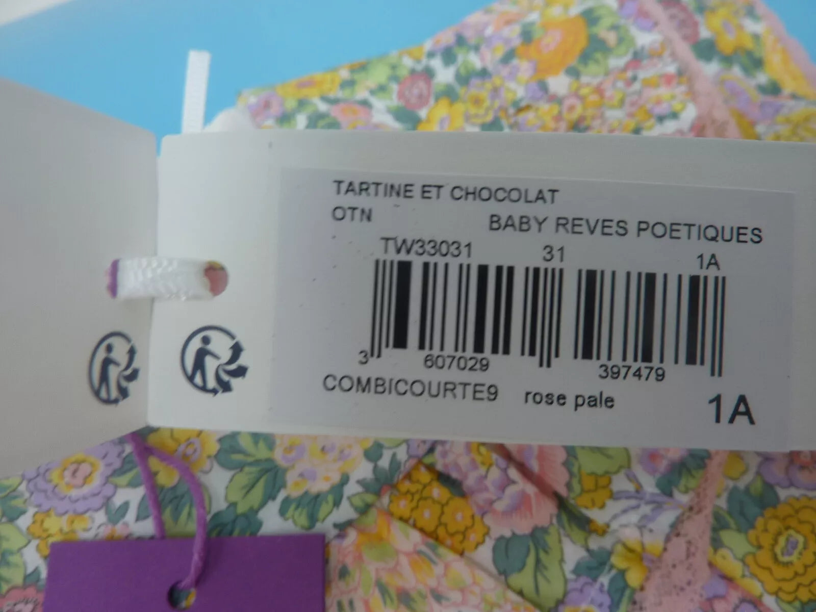 TARTINE ET CHOCOLAT-PINK FLORAL-AGE 1A