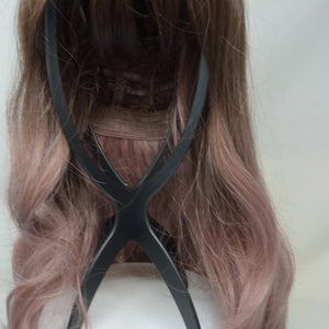 FULL WIG BROWN/PINK AMBRE-APPROX 20
