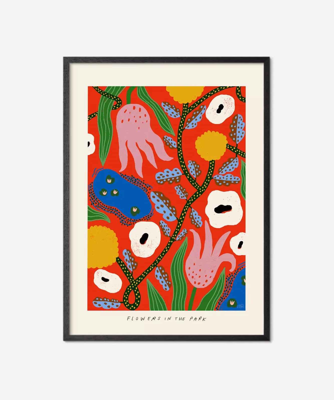 LIBERTY UNFRAMED FLOWERS IN THE PARK PRINT-50X70CM RRP£45