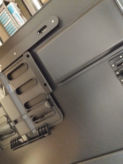 Cooper Desk PRO Large Laptop Table, Adjustable Height Laptop Lap Tray BLACK