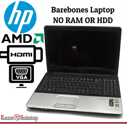 HP COMPAQ CQ60 15.5" AMD Sempron SI-42 Barebones Laptop NO HDD OR RAM