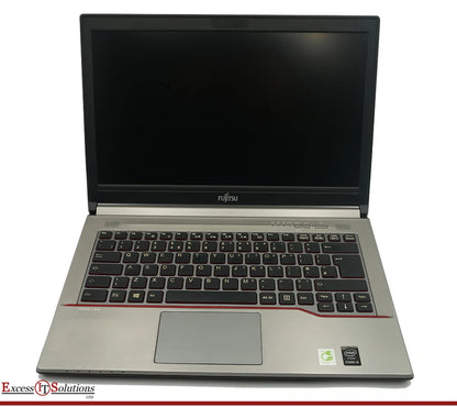Fujitsu Lifebook E744 Intel i5 4th 8GB RAM 120GB SSD Win 10 Pro Silver/Red
