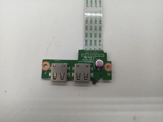 HP 255 GENUINE REPLACEMENT DUAL USB BOARD Incl. RIBBON CABLE