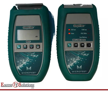Fluke Microtest SimpliFiber MM Fiber Optic Loss Test Kit