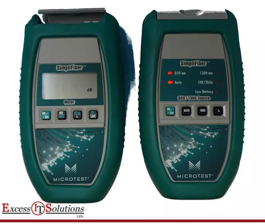 Fluke Microtest SimpliFiber MM Fiber Optic Loss Test Kit