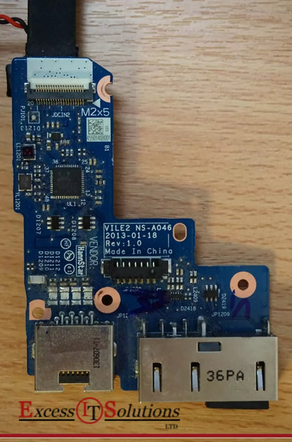 Lenovo Thinkpad Edge E531 VILE2 NS-A046 DC IN Power and LAN Card