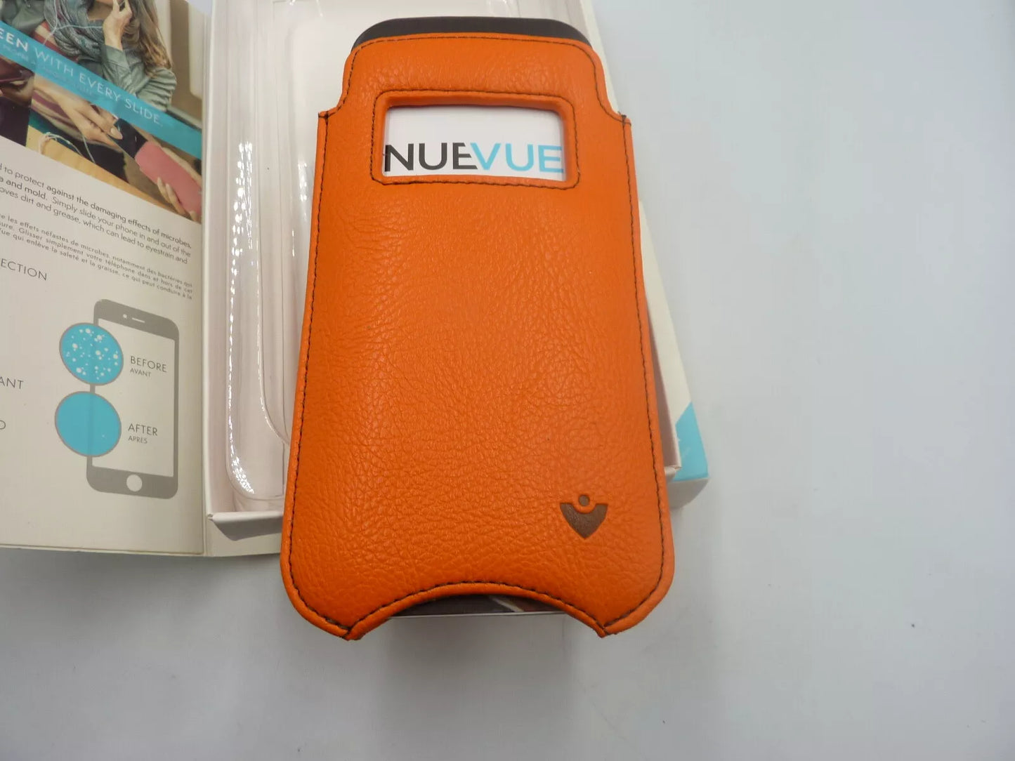 NUEVUE ANTIMICROBIAL PRTECTION CASE FOR IPHONE7-ORANGE