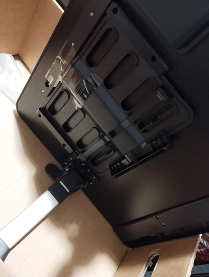 Cooper Desk PRO Large Laptop Table, Adjustable Height Laptop Lap Tray BLACK