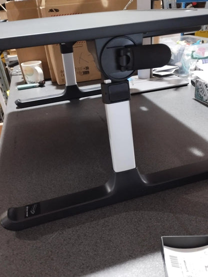 Cooper Desk PRO Large Laptop Table, Adjustable Height Laptop Lap Tray BLACK