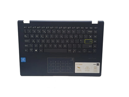 ASUS Vivobook E410MA Palmrest Keyboard Touchpad Power Button Complete