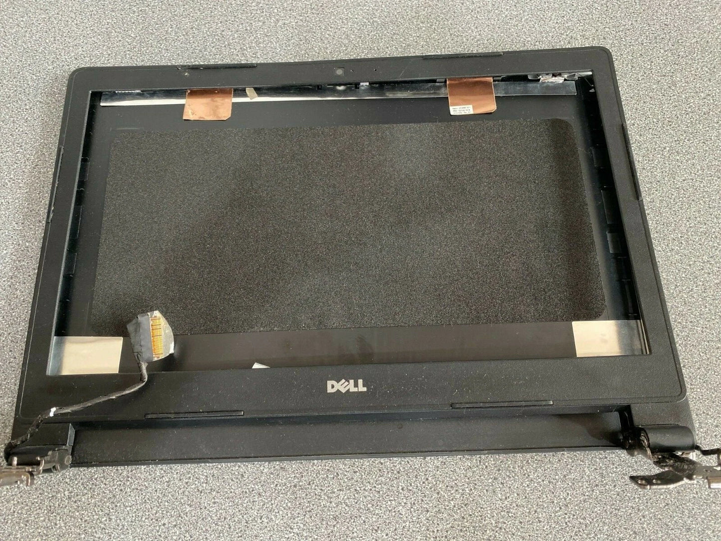 Dell Latitude 3470 upper lid assembly inc bezel and cables PN 0W5YXG