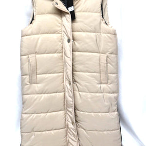 RISING MIRIAM PADDED GILET IN BEIGE Medium