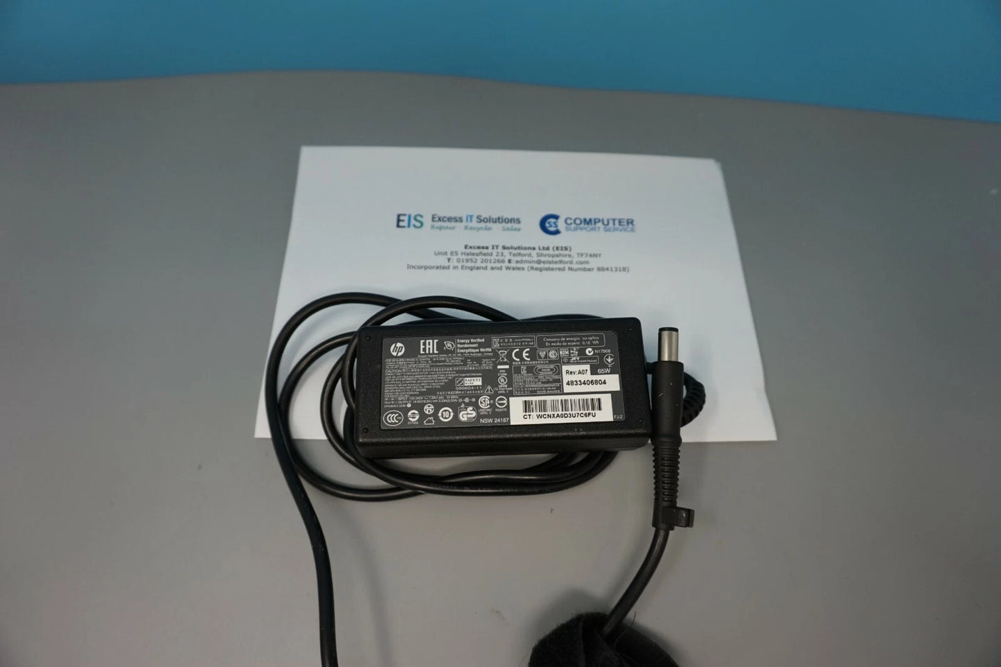 Genuine HP 800 G1 PSU LARGE Tip 19.5V 3.33A 65W HP MINI PC PSU