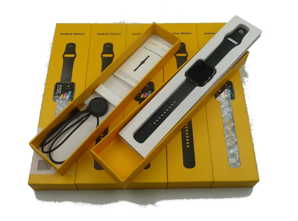 Realme Android Smart Watch RMA161 x6 Job Lot New Old Stock NONE HOLD CHARGE