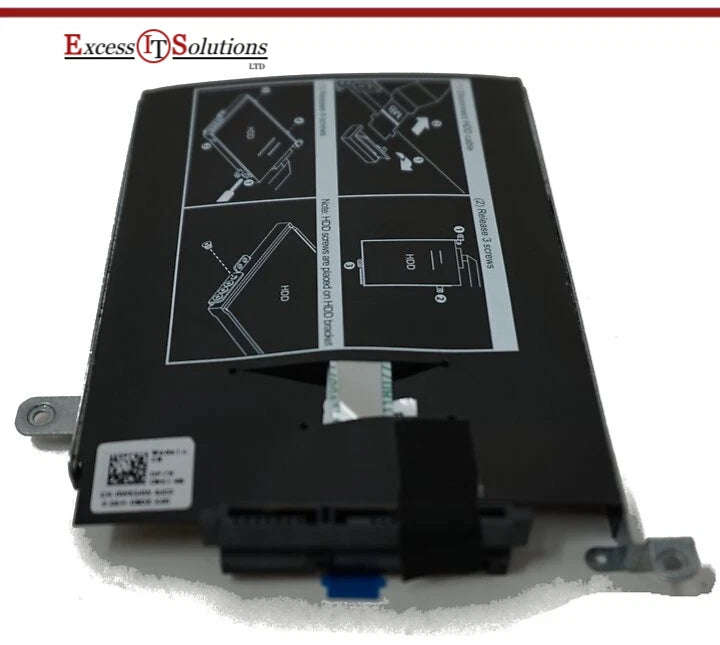 Genuine Dell SATA Hard Drive Cable 0YCJN 00YCJN w/ 2.5" SSD HDD Caddy Carrier
