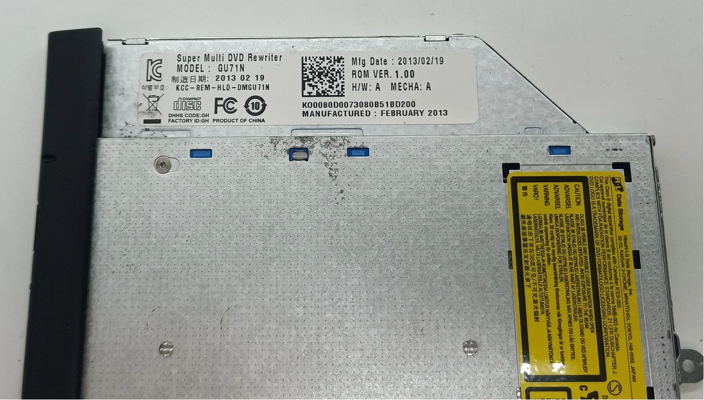 DVDRW Drive For Acer Aspire V5-571 Series including fascia bezel Genuine OEM