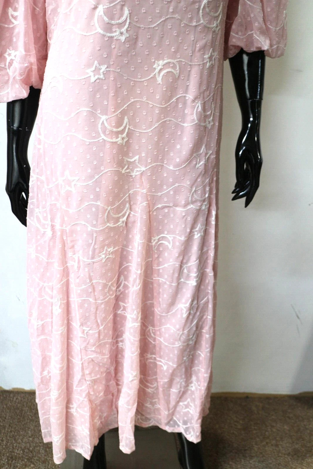 Labelrail x Collyer Twins high neck midaxi dress Pink UK 14