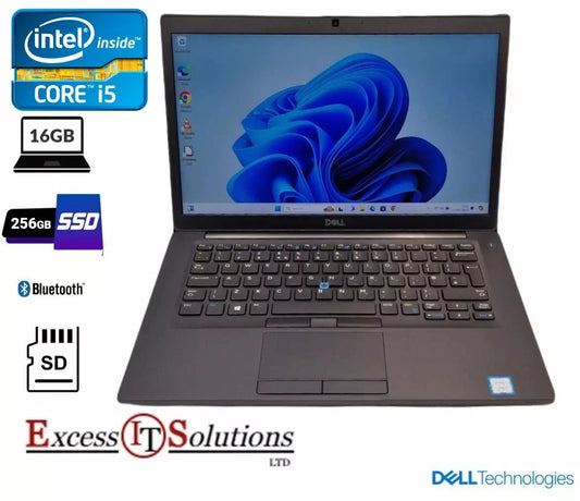 Dell Latitude 7490 14" Intel Core i5 7thGen 16GB RAM 256GB SSD Windows 11