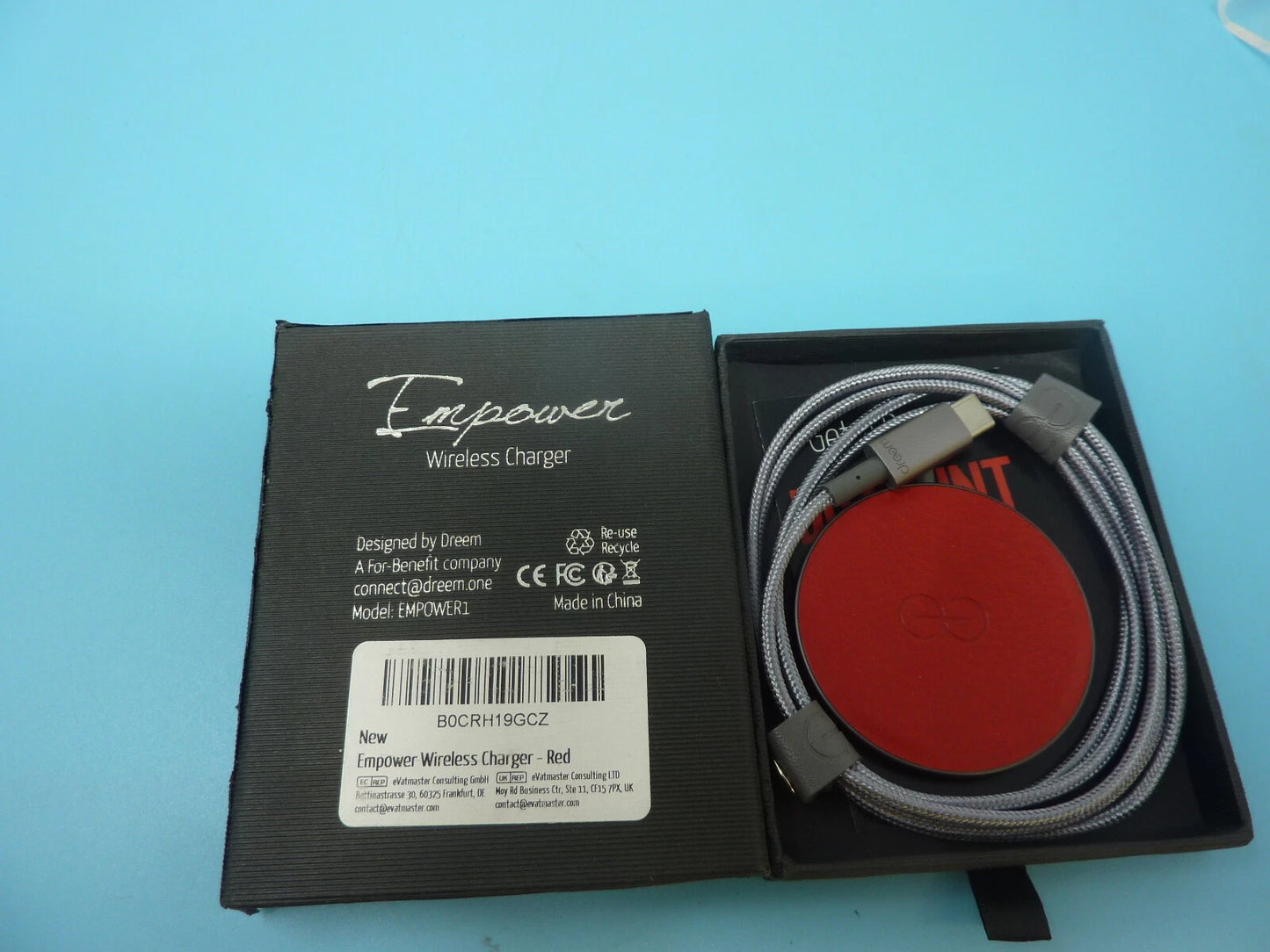 Magnetic Wireless Charger Pad Royal - Dreem Empower - Red