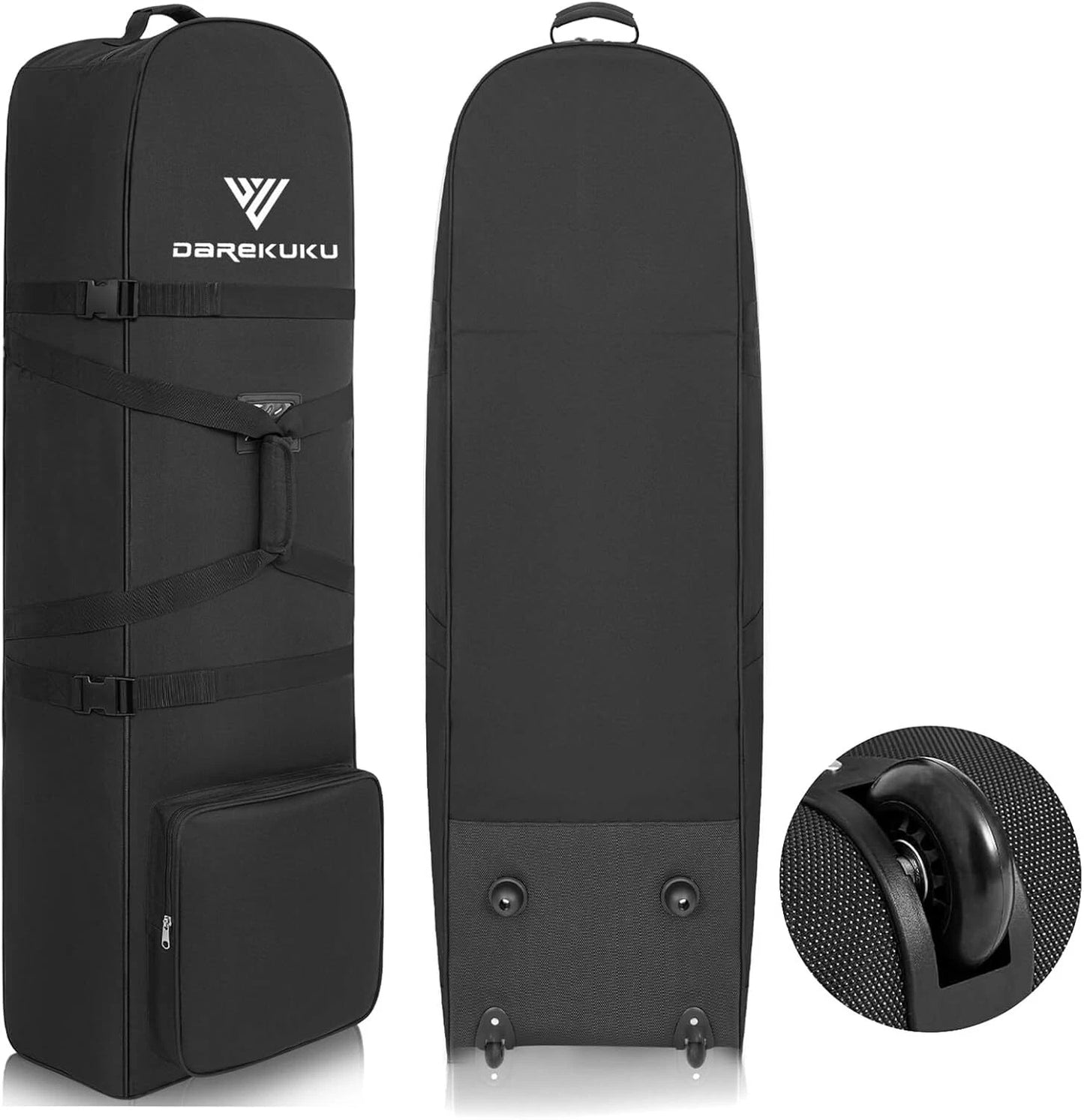 DAREKUKU Soft Golf Bags/ Stabilizing Straps, Heavy Duty 900D Wear Resistant