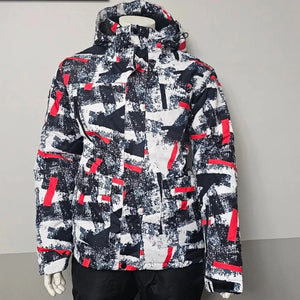 Riviyele Men's Ski Suit Two Piece Snowboard Jacket & Pants XXL