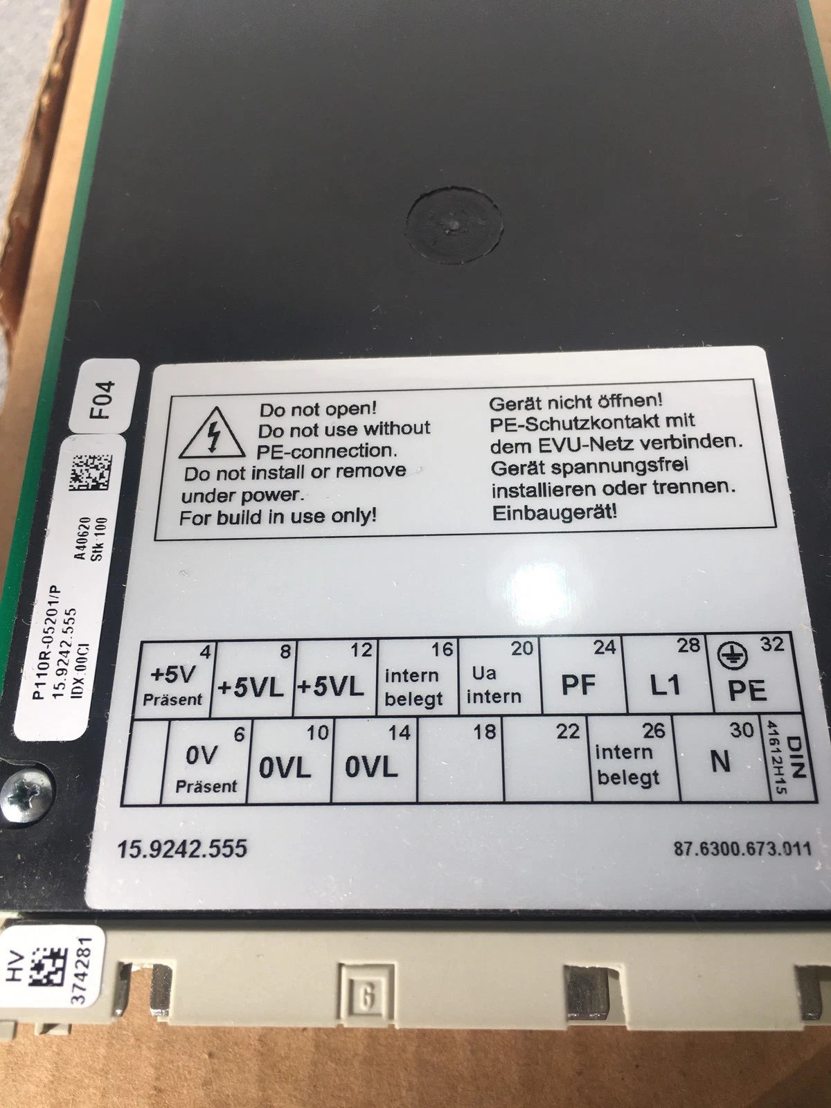Pan Datel 1282-022 , RN X 2R/81M2 , P110R-05201/P ,