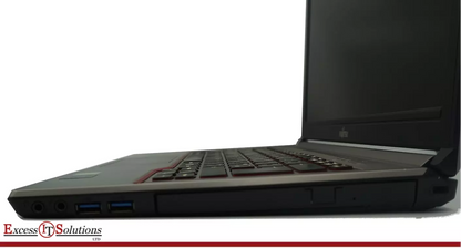 Fujitsu Lifebook E744 Intel i5 4th 8GB RAM 120GB SSD Win 10 Pro Silver/Red