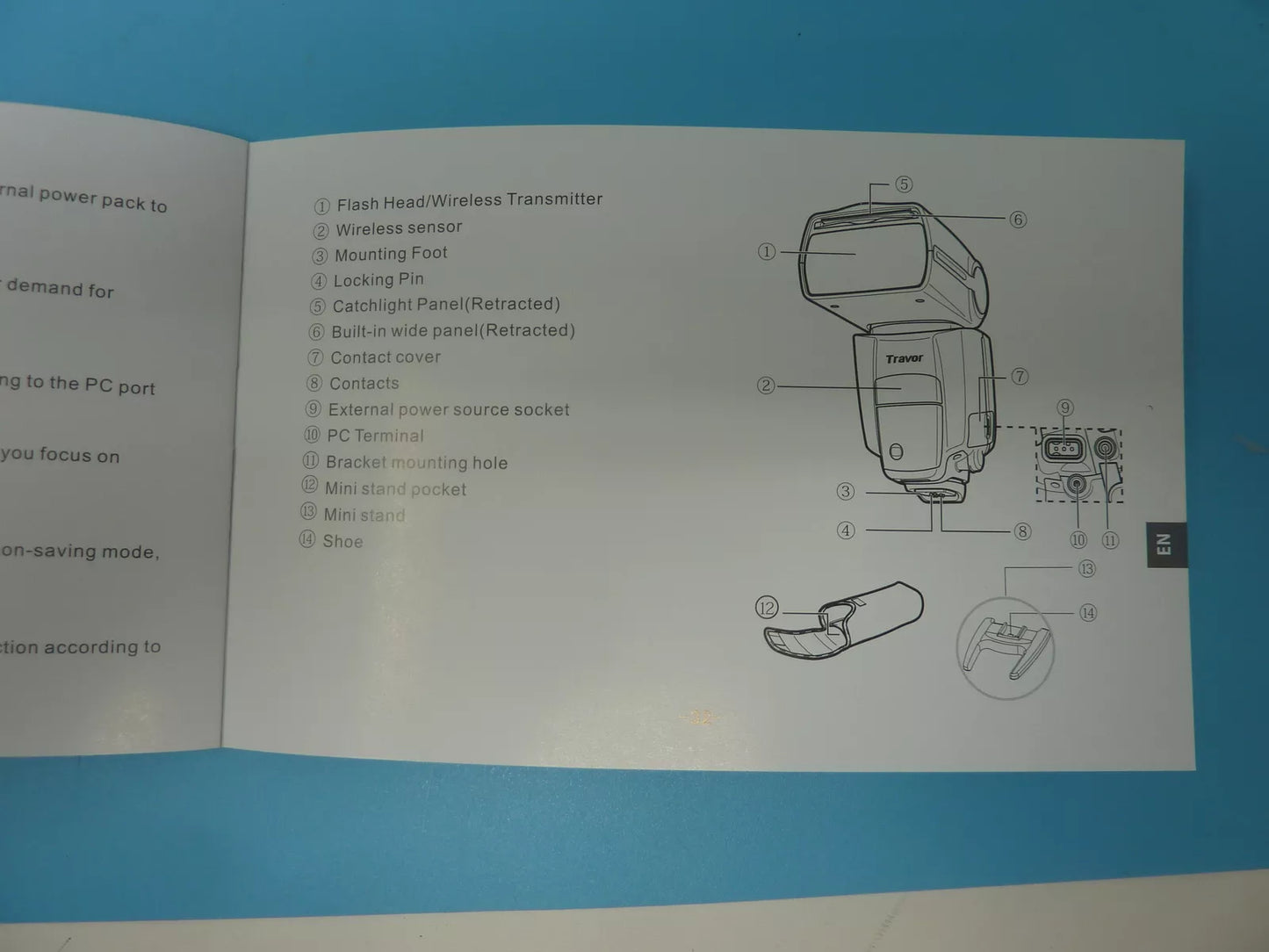 TRAVOR SL-568 SPEEDLITE FLASH