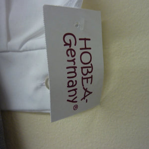 HOBEA-GERMANY-BABY SUIT-UK9-12MONTHS-GERMANY SIZE 74-WHITE/GREY