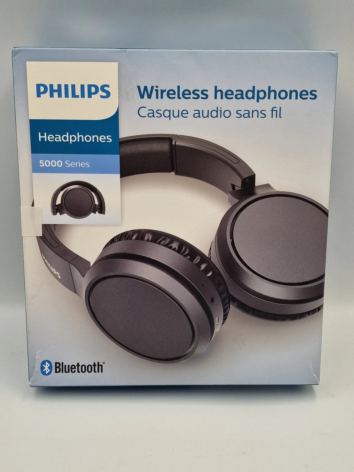 Phillips 5000 series bluetooth headphones Big Bold Bass Compact Folding