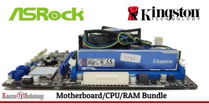 ASRock H71M-DG3 M/B CPU RAM Combo Intel Core i3 3220 4GB DDR3 RAM