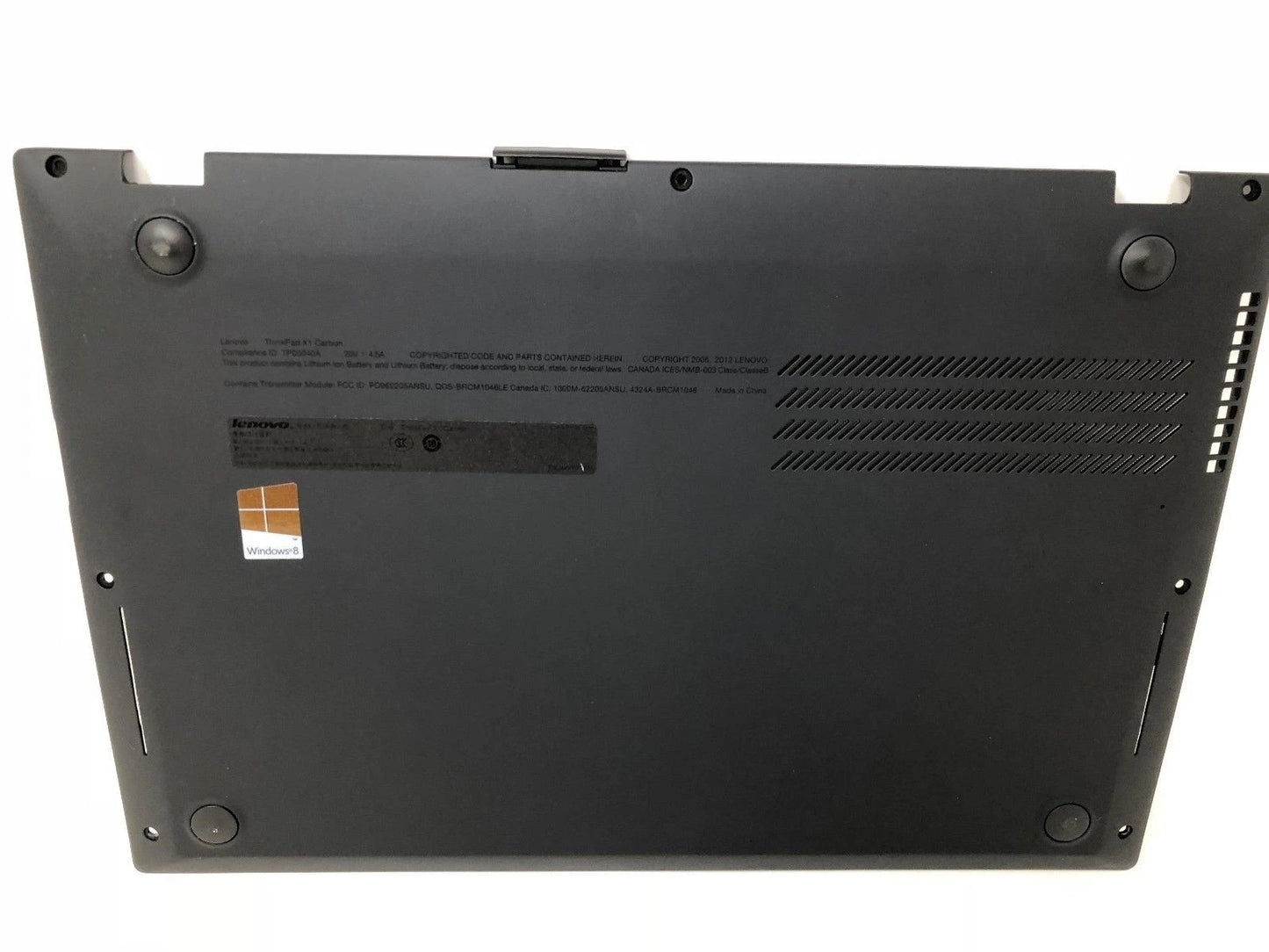 Lenovo Thinkpad X1 Carbon lower base plastic