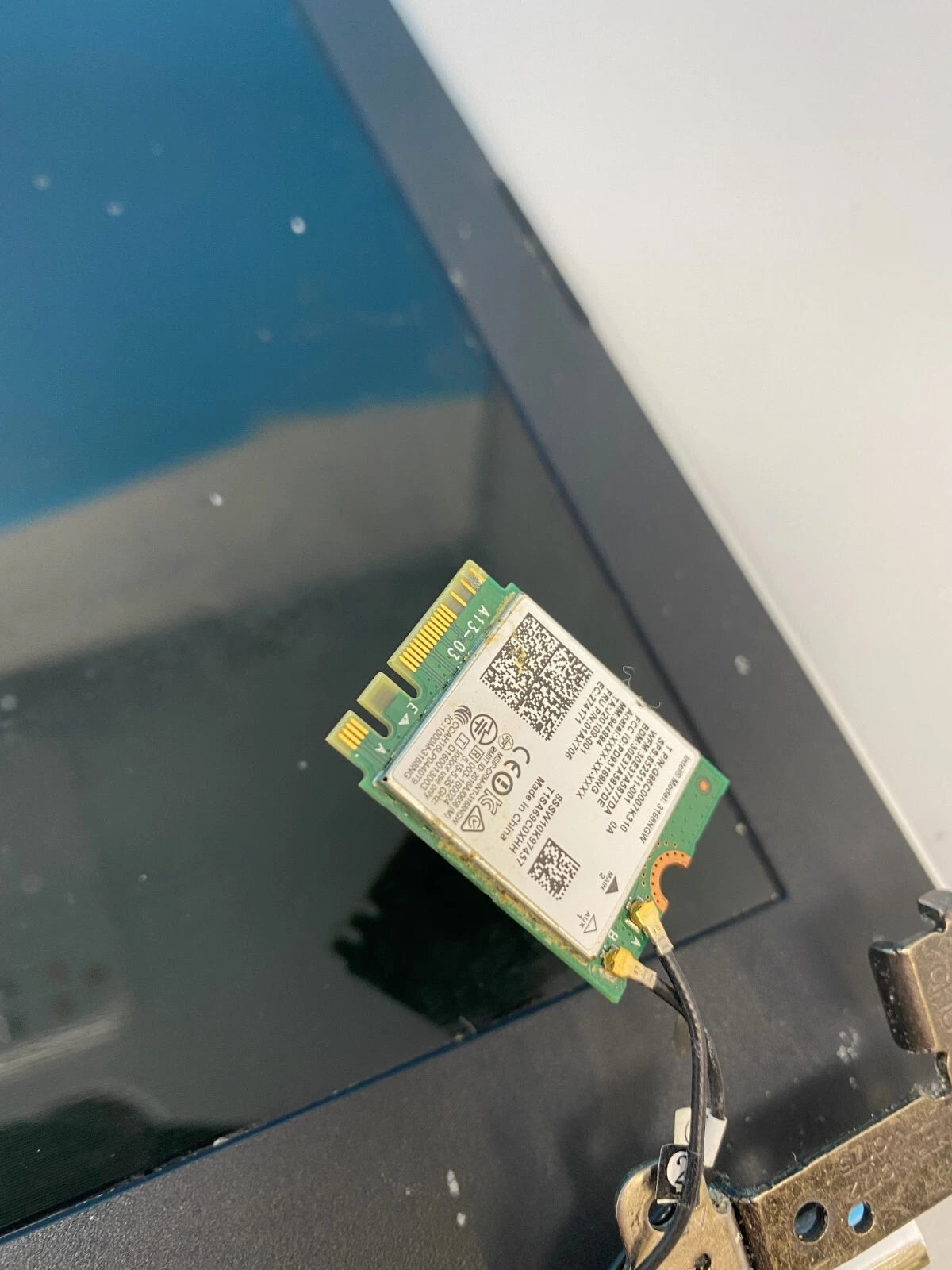 HP Pavillion model 15-au117na upper screen assembly SILVER