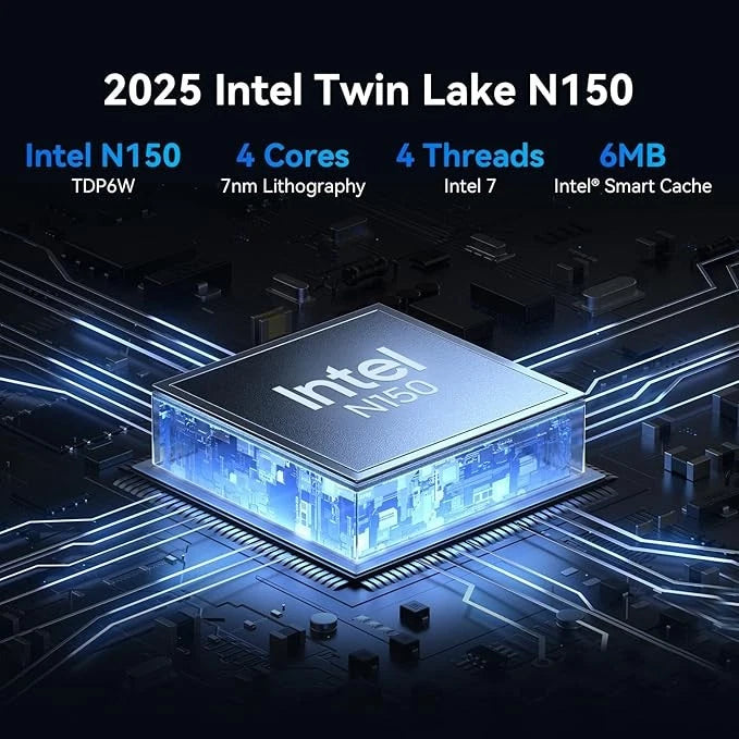 New Blackview Mini PC Intel Twin Lake N150 16GB RAM 512GB SSD Windows 11 Pro