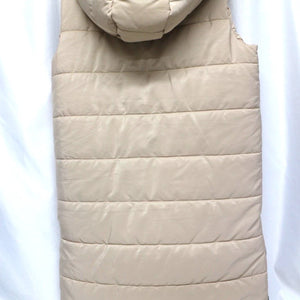 RISING MIRIAM PADDED GILET IN BEIGE Medium