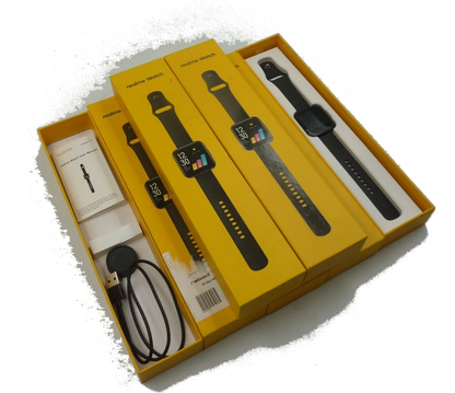 Realme Android Smart Watch RMA161 x6 Job Lot New Old Stock NONE HOLD CHARGE