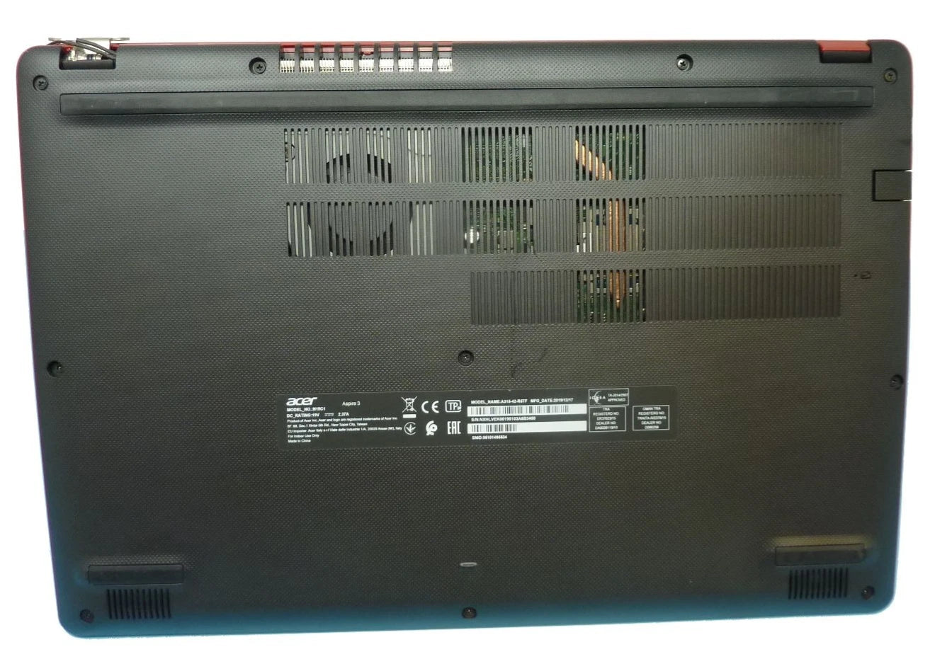 SPARES REPAIRS Acer Aspire 3 N19C1 Ryzen 3 3200U 4GB RAM 128GB SSD Windows 11